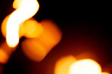 Grafik Tasarım Kaynağı olarak Bulanık Turuncu Işık Bokeh.