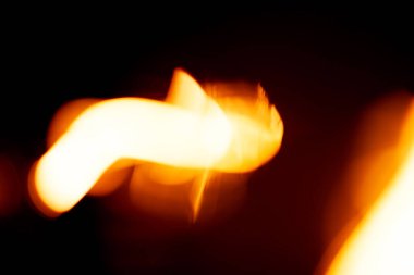 Grafik Tasarım Kaynağı olarak Bulanık Turuncu Işık Bokeh.