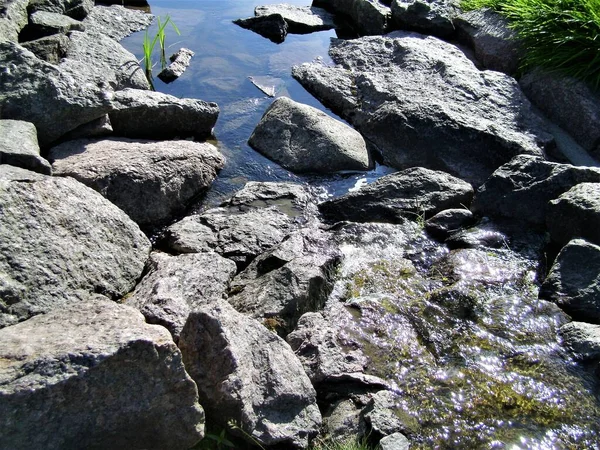 Stenar Stranden Östersjön — Stockfoto