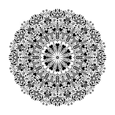 Download Heart Mandala Free Vector Eps Cdr Ai Svg Vector Illustration Graphic Art