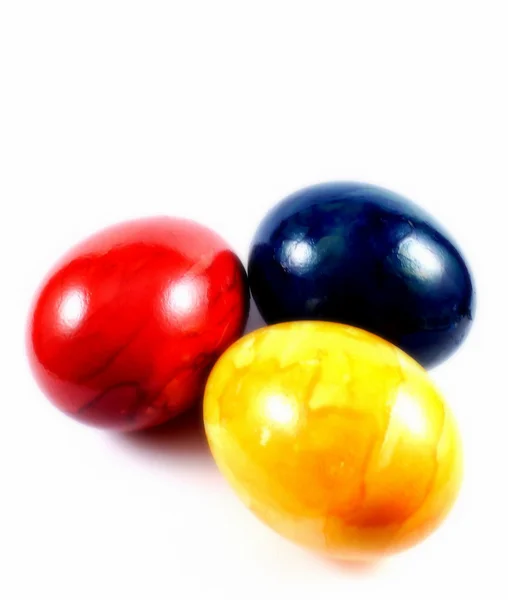 Coloured eggs — Stock Photo, Image