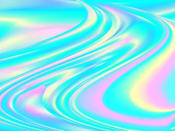 Couleur liquide vibrante. Fluide fond. Affiche futuriste holographique. — Image vectorielle
