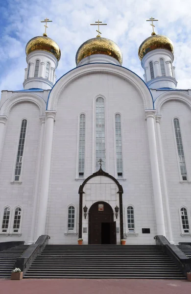 Orthodox Church Holy Dormition Cathedral Astana 2018 — Stock Photo, Image