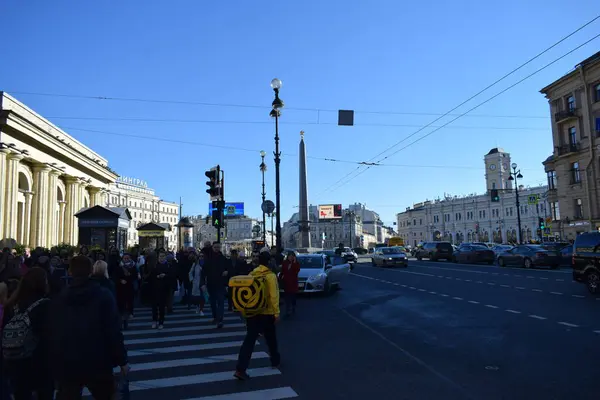 San Petersburgo Octubre 2018 Nevsky Prospect Avenida Ligovsky Estación Metro — Foto de Stock