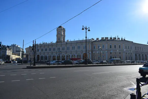 Petersburg Oktober 2018 Newski Prospekt Ligowski Allee Metrostation Wosstanija Platz — Stockfoto