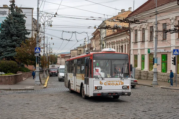 Chernivtsi Ukrajna 2020 Október Skoda 14Tr 364 Brno 3245 Chernivtsi — Stock Fotó