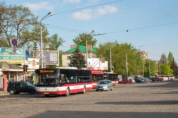 Ivano Frankivsk Ukraine Mei 2021 Bus Guleryuz Cobra Gd272Lf Met — Stockfoto