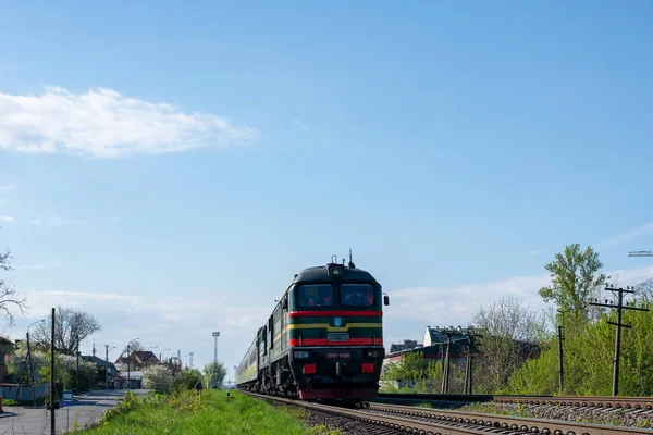 Ivano Frankivsk Ukraine Mai 2021 Lokomotive 2M62 0999 Iwano Frankiwsk — Stockfoto