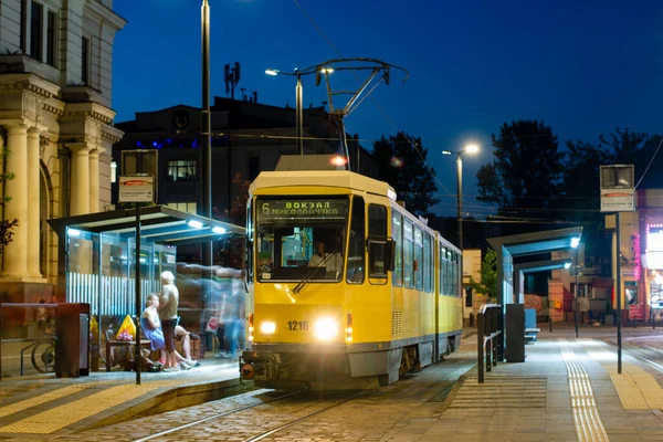 Lviv Ukraine Jule 2021 Tram Tatra Kt4Dm 1216 Berlijn 6084 — Stockfoto