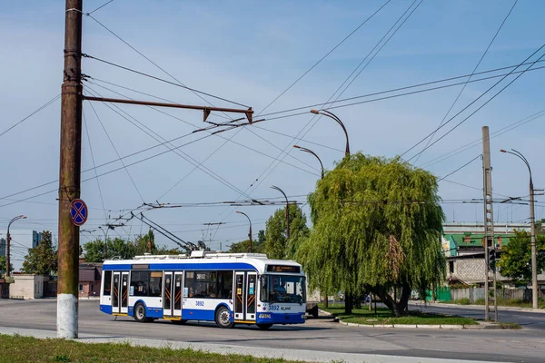 Chisinau Moldova Septembre 2021 Trolleybus Rtec 62321 Bkm 3892 Cheval — Photo