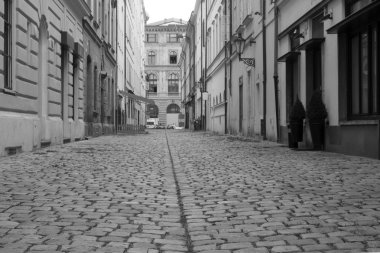 Arnavut kaldırımı taşları, Prag, lane