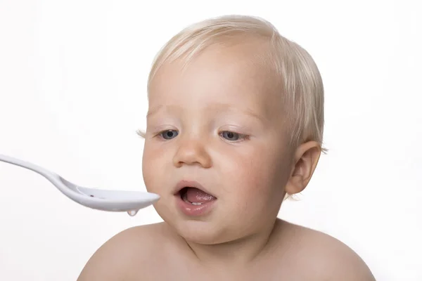 Comer niños —  Fotos de Stock