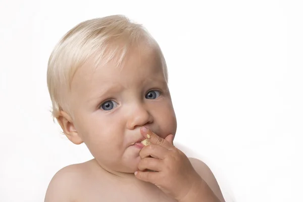 Comer niño —  Fotos de Stock