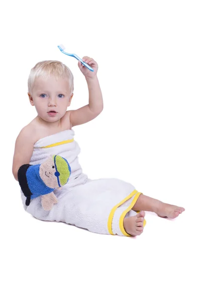 Child after bath — Stock Photo, Image