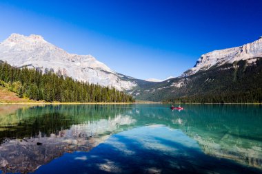 Emerald Lake, Yoho Ulusal Parkı, British Columbia, Kanada