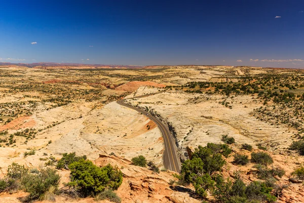 The one Million-Dollar road from Boulder to Escalante, USA. — Stock Photo, Image