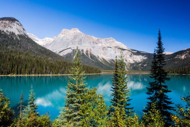Emerald Lake, Yoho Ulusal Parkı, British Columbia, Kanada