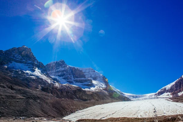 Columbia Icefield, Montañas Rocosas, Alberta, Canadá — Foto de Stock