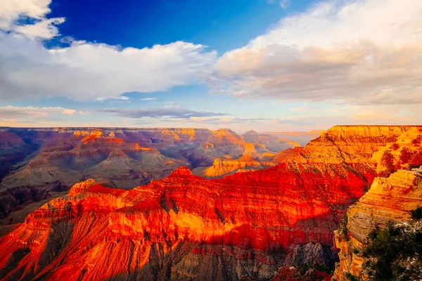 Mather punkt, punkt widokowy, Park Narodowy Wielkiego Kanionu, Arizona, Stany Zjednoczone Ameryki — Zdjęcie stockowe