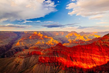 Mather noktası, View Point, Grand Kanyon Milli Parkı, Arizona, U