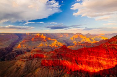 Mather noktası, View Point, Grand Kanyon Milli Parkı, Arizona, U