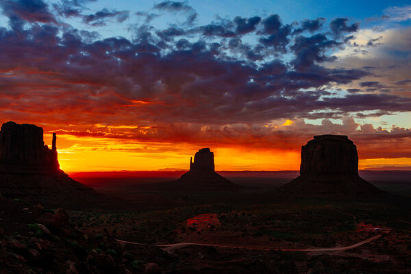 Sunrise over Monument Valley, Arizona, USA