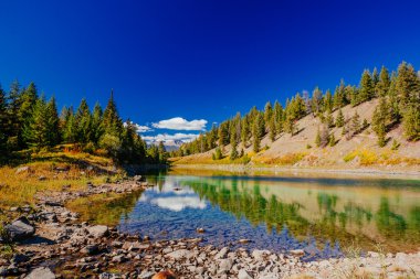 Üçüncü Gölü, 5 göller, Jasper National Park, Alberta Vadisi