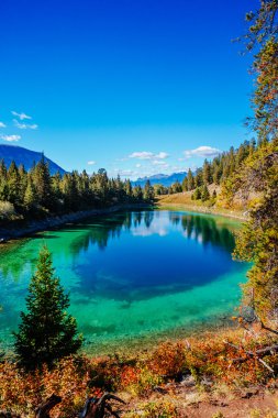 Üçüncü Gölü, 5 göller, Jasper National Park, Alberta Vadisi