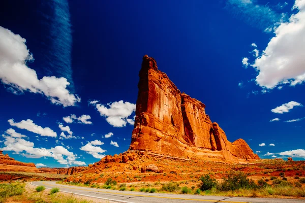 器官的砂岩，拱门国家公园，犹他州美国. — 图库照片