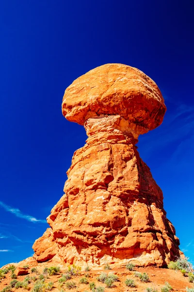 平衡的岩，拱门国家公园，犹他州美国 — 图库照片