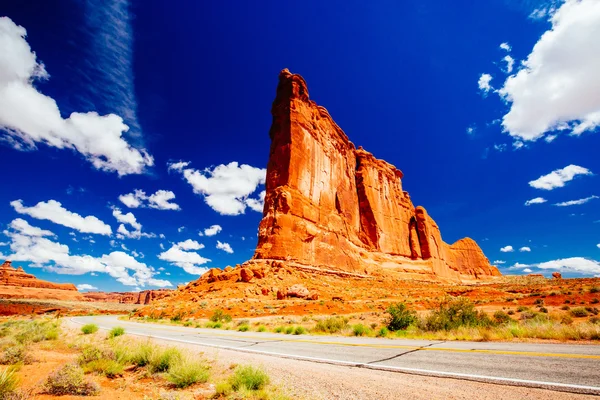 The Organ sandstone, Arches National Park, Utah, EE.UU. . — Foto de Stock