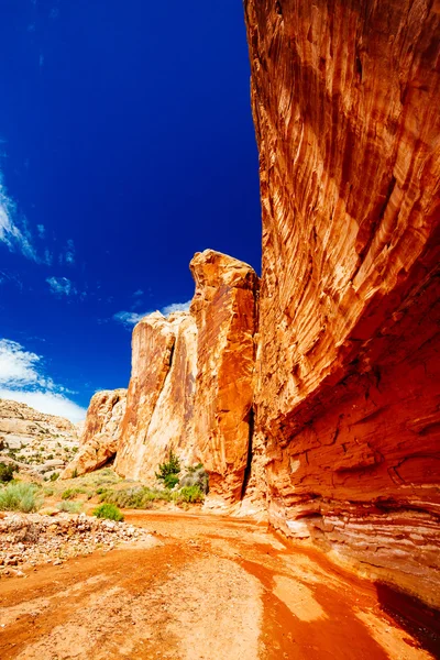 Grand Wash trail, Capital Reef National Park, Utah, EE.UU. — Foto de Stock