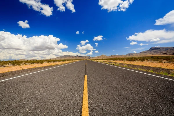 Endless Highway 91 near Littlefield — Stock Photo, Image