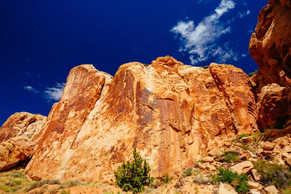 Nagy mosás trail, tőke zátony Nemzeti Park, Utah, Amerikai Egyesült Államok — Stock Fotó