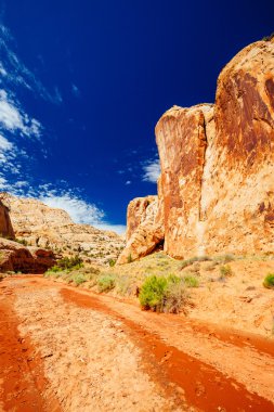 Grand yıkama iz, sermaye resif Milli Parkı, Utah, Amerika