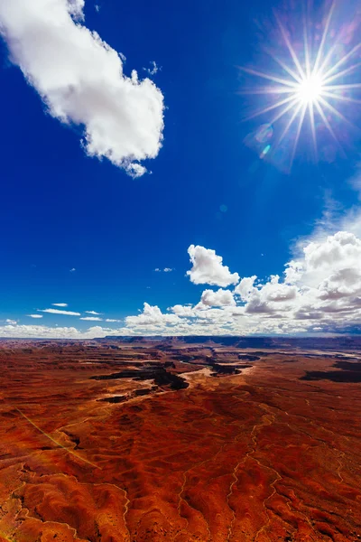 Green River przeoczyć, Canyonlands, Park Narodowy, Utah, Stany Zjednoczone Ameryki — Zdjęcie stockowe