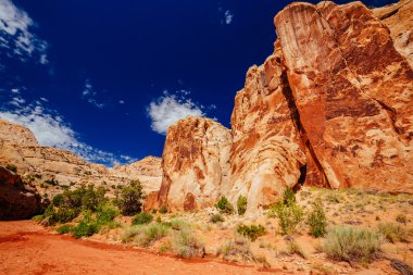 Grand yıkama iz, sermaye resif Milli Parkı, Utah, Amerika