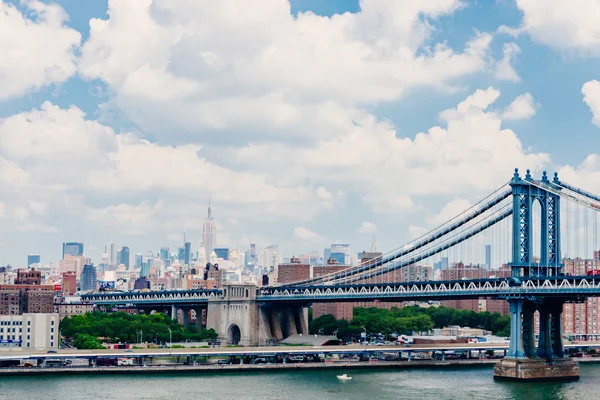 Manhattan Bridge, New York, USA — Stock Photo, Image