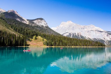 Emerald Lake, Yoho Ulusal Parkı, British Columbia, Kanada