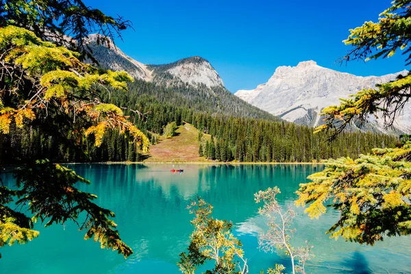 Emerald Lake, Yoho National Park, Британская Колумбия, Канада — стоковое фото