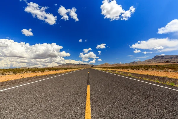 Endless Highway 91 near Littlefield Stock Image