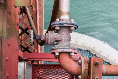 Golden Gate Köprüsü Vana ile eski tüp