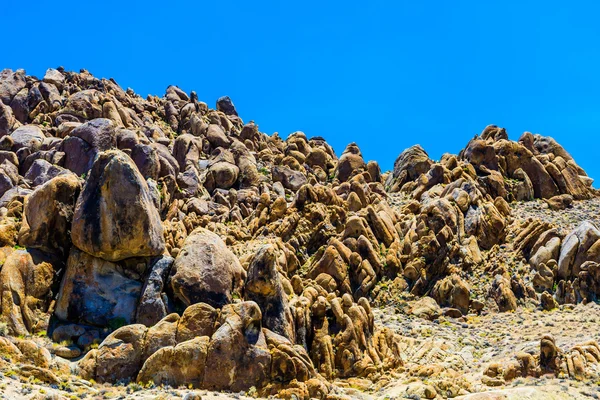 Alabama Hills formazione rocciosa, Sierra Nevada — Foto Stock