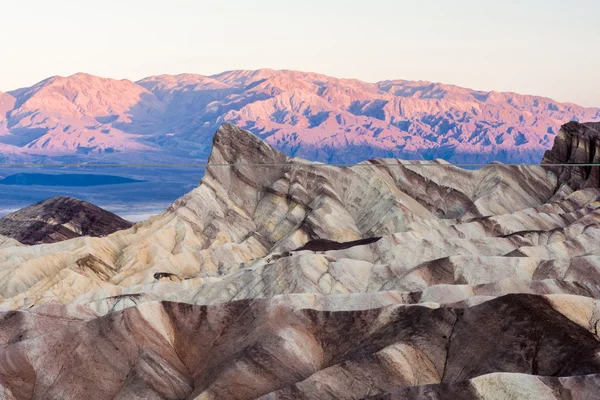 Lever du soleil à Zabriskie Point, Death Valley National Park, États-Unis — Photo