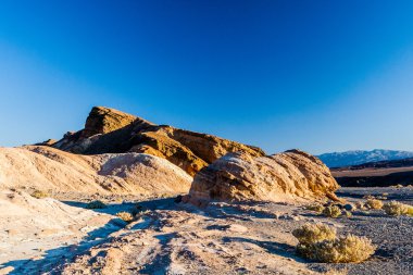Zabriskie noktası, ölüm Vadisi Milli Parkı, ABD güneş doğarken