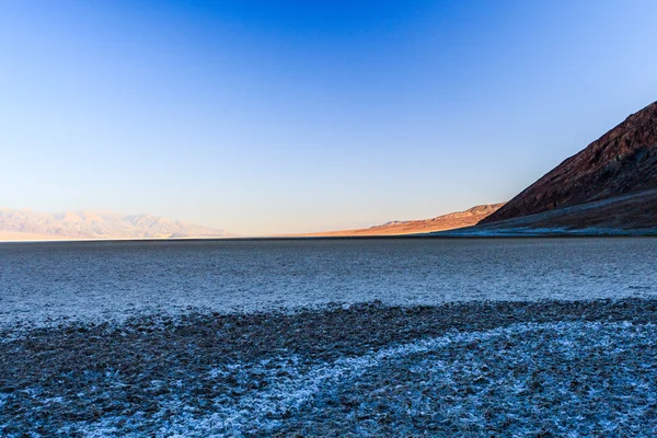 Badwater basin, death valley national park, california, Stany Zjednoczone Ameryki — Zdjęcie stockowe