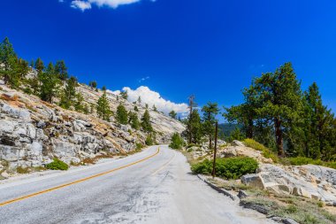 Tioga Pass, Yosemite Milli Parkı, Sierra Nevada, ABD