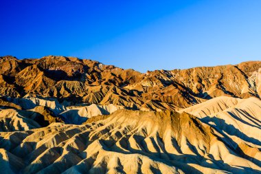 Zabriskie noktası, ölüm Vadisi Milli Parkı, ABD güneş doğarken