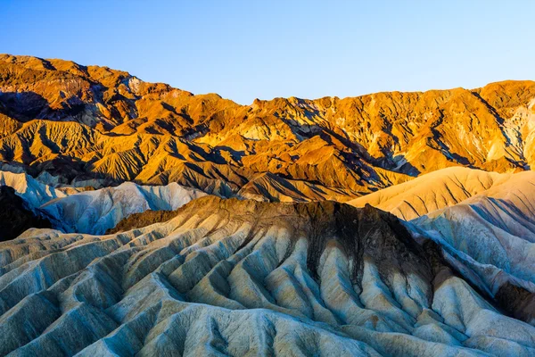 Amanecer en Zabriskie Point, Parque Nacional Death Valley, EE.UU. — Foto de Stock