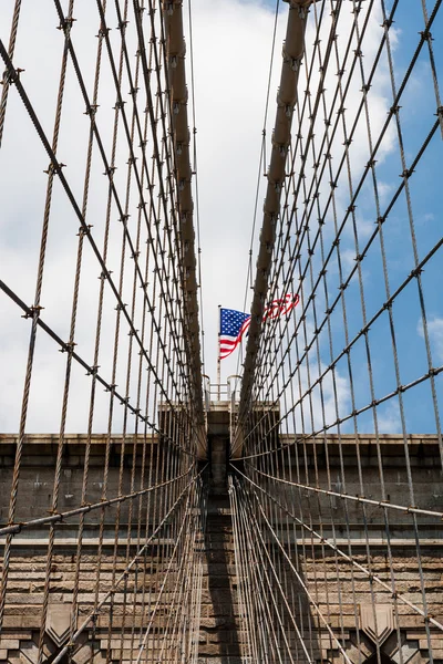 Brooklyn Bridge, New York, USA — Stock Photo, Image